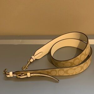 Coach NWOT Replacement Adjustable Bag Strap in Signature Canvas